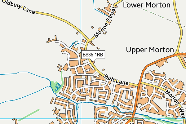 BS35 1RB map - OS VectorMap District (Ordnance Survey)