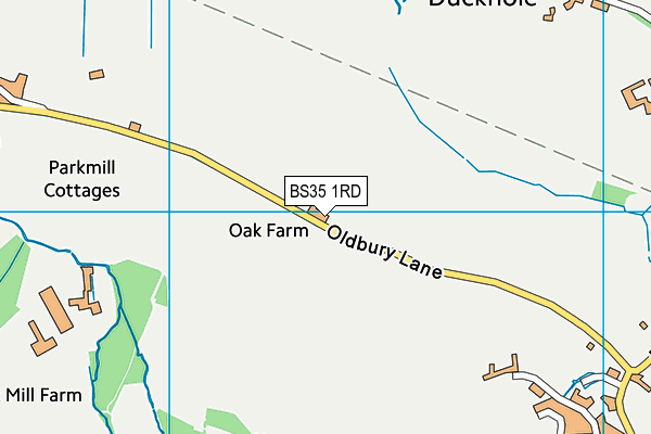 BS35 1RD map - OS VectorMap District (Ordnance Survey)