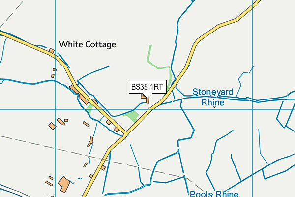 BS35 1RT map - OS VectorMap District (Ordnance Survey)