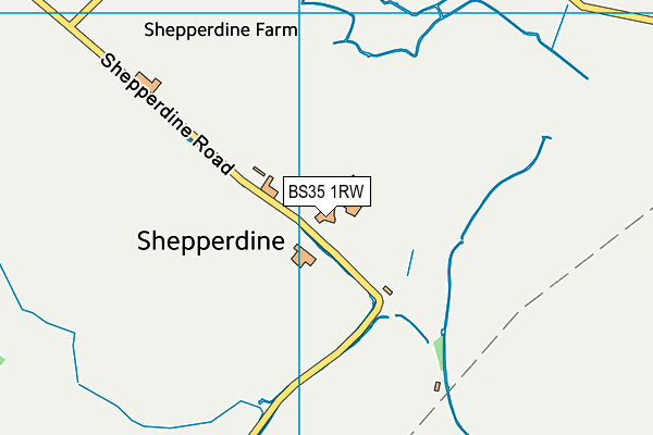 BS35 1RW map - OS VectorMap District (Ordnance Survey)