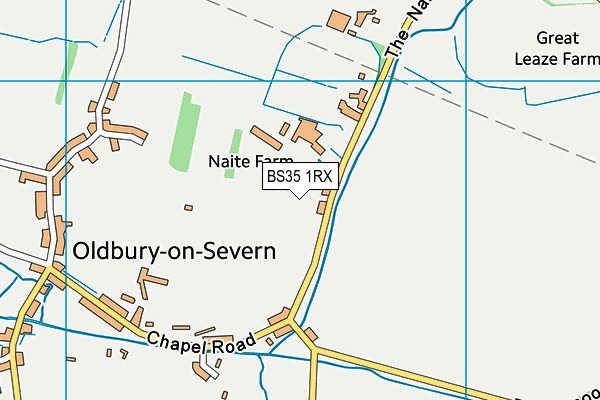 BS35 1RX map - OS VectorMap District (Ordnance Survey)