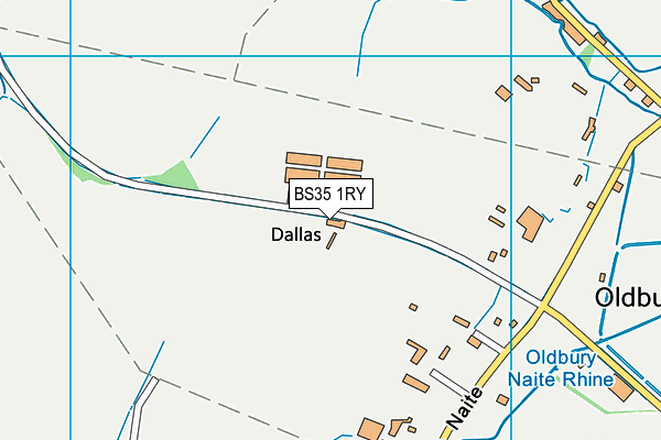 BS35 1RY map - OS VectorMap District (Ordnance Survey)