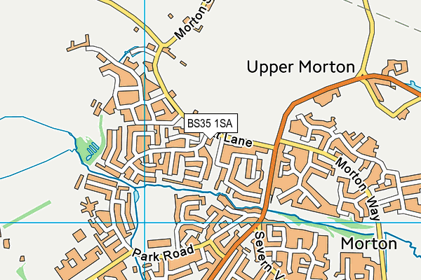 BS35 1SA map - OS VectorMap District (Ordnance Survey)