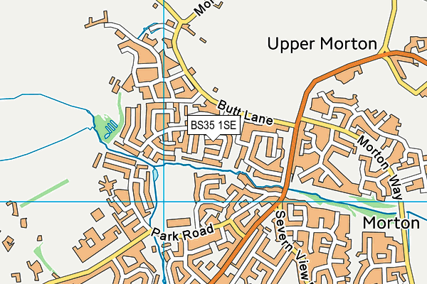 BS35 1SE map - OS VectorMap District (Ordnance Survey)