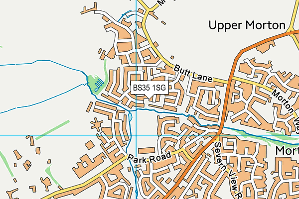 BS35 1SG map - OS VectorMap District (Ordnance Survey)