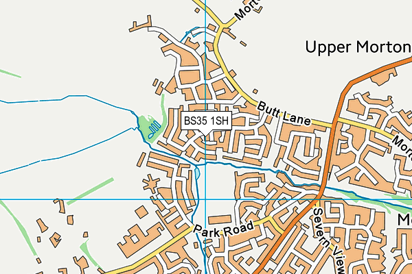 BS35 1SH map - OS VectorMap District (Ordnance Survey)