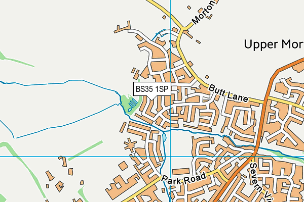 BS35 1SP map - OS VectorMap District (Ordnance Survey)