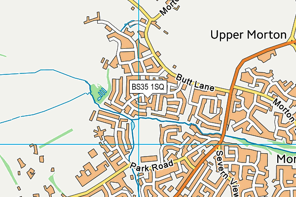 BS35 1SQ map - OS VectorMap District (Ordnance Survey)
