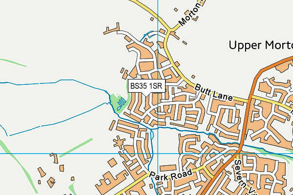 BS35 1SR map - OS VectorMap District (Ordnance Survey)