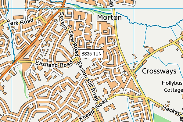 BS35 1UN map - OS VectorMap District (Ordnance Survey)