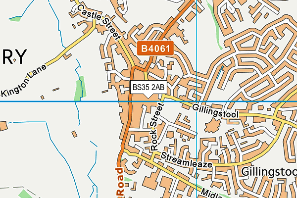 BS35 2AB map - OS VectorMap District (Ordnance Survey)