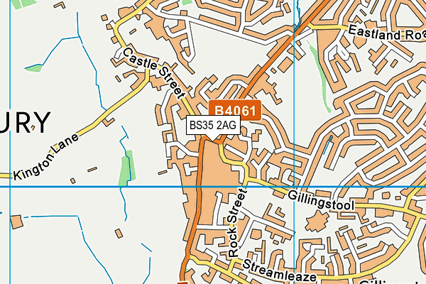 BS35 2AG map - OS VectorMap District (Ordnance Survey)