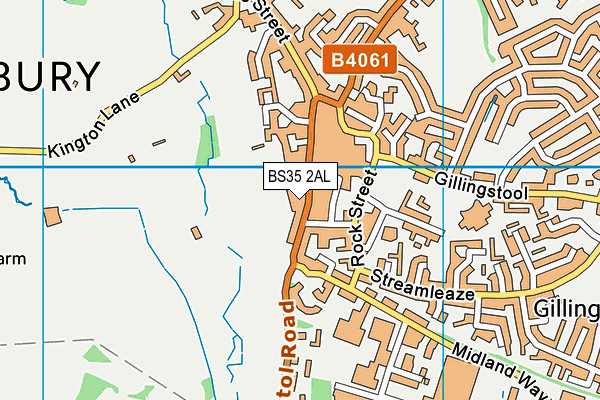 BS35 2AL map - OS VectorMap District (Ordnance Survey)