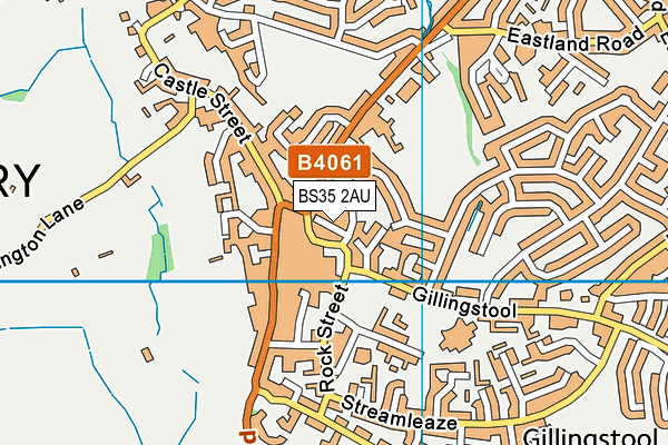 BS35 2AU map - OS VectorMap District (Ordnance Survey)