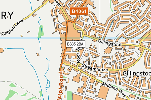 BS35 2BA map - OS VectorMap District (Ordnance Survey)