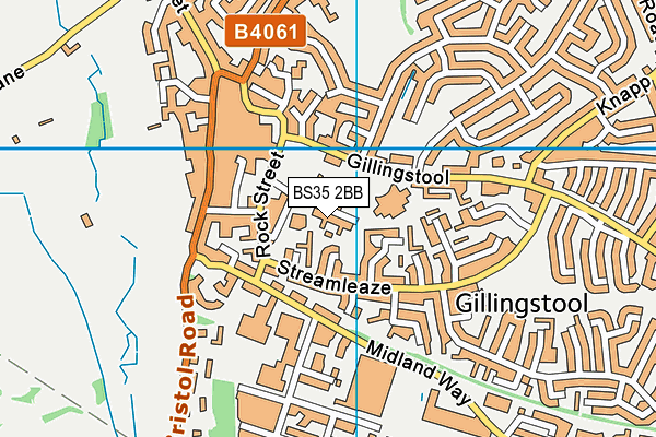 BS35 2BB map - OS VectorMap District (Ordnance Survey)