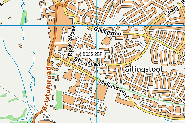 BS35 2BP map - OS VectorMap District (Ordnance Survey)