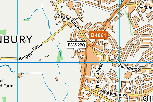 BS35 2BQ map - OS VectorMap District (Ordnance Survey)