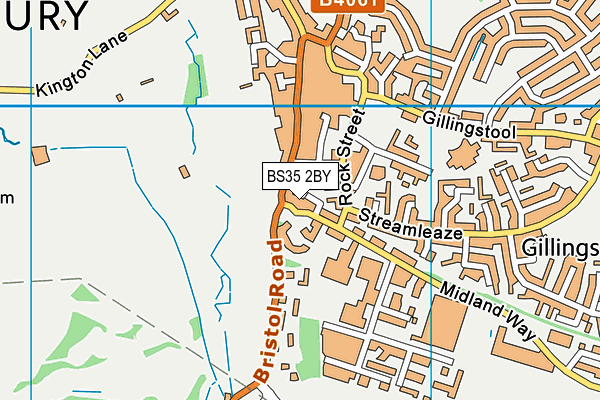BS35 2BY map - OS VectorMap District (Ordnance Survey)