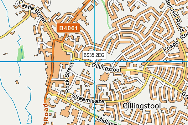 BS35 2EG map - OS VectorMap District (Ordnance Survey)