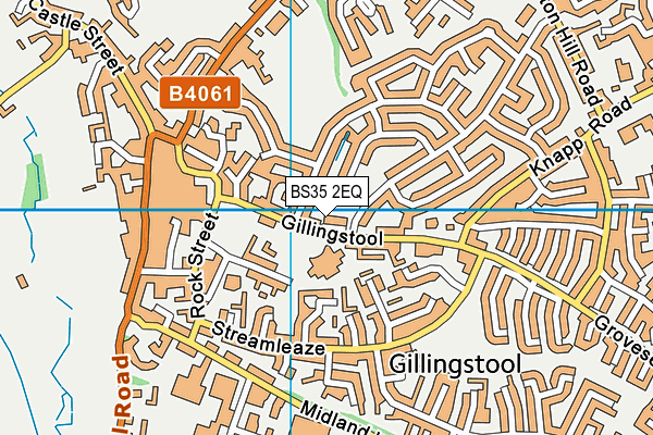 BS35 2EQ map - OS VectorMap District (Ordnance Survey)
