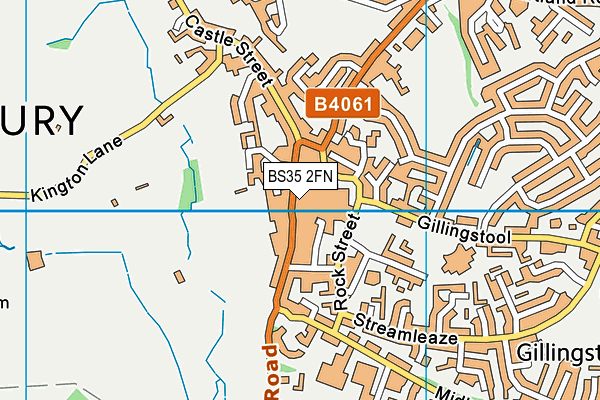 BS35 2FN map - OS VectorMap District (Ordnance Survey)