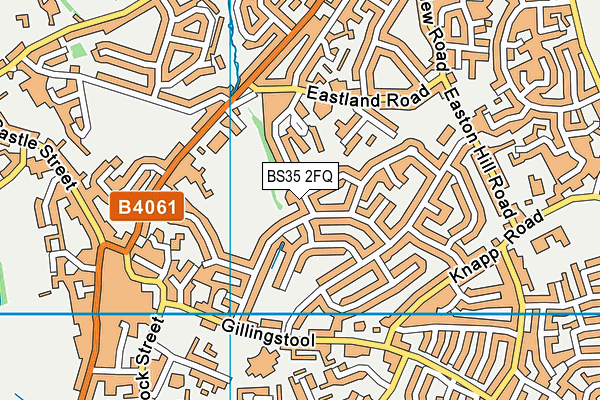 BS35 2FQ map - OS VectorMap District (Ordnance Survey)