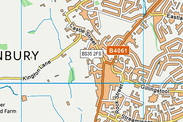 BS35 2FS map - OS VectorMap District (Ordnance Survey)