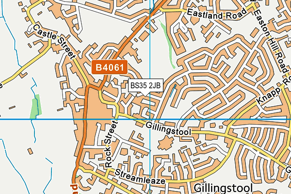 BS35 2JB map - OS VectorMap District (Ordnance Survey)