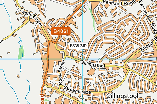 BS35 2JD map - OS VectorMap District (Ordnance Survey)