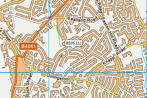 BS35 2JJ map - OS VectorMap District (Ordnance Survey)