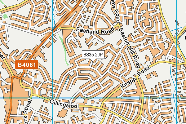 BS35 2JP map - OS VectorMap District (Ordnance Survey)