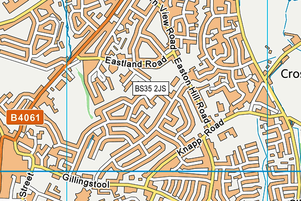 BS35 2JS map - OS VectorMap District (Ordnance Survey)