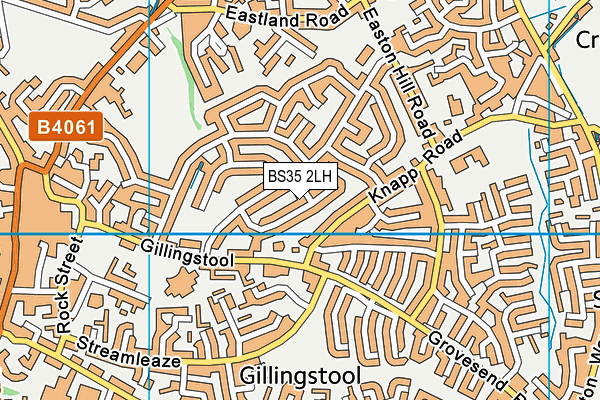 BS35 2LH map - OS VectorMap District (Ordnance Survey)