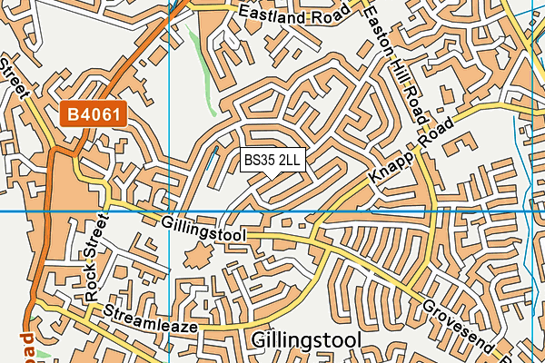 BS35 2LL map - OS VectorMap District (Ordnance Survey)