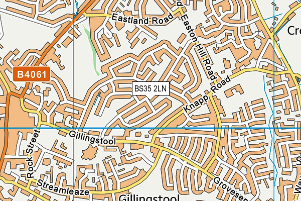 BS35 2LN map - OS VectorMap District (Ordnance Survey)