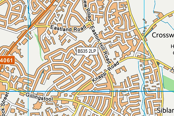 BS35 2LP map - OS VectorMap District (Ordnance Survey)