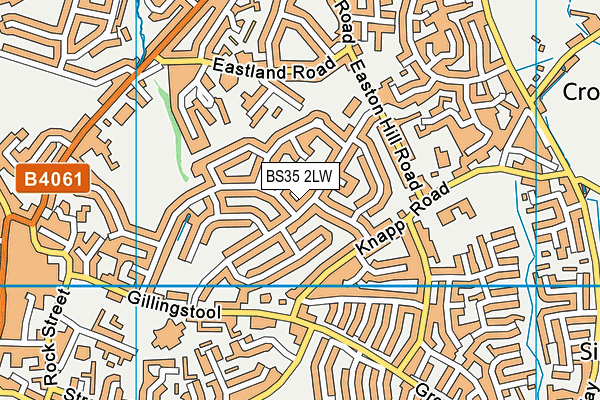 BS35 2LW map - OS VectorMap District (Ordnance Survey)