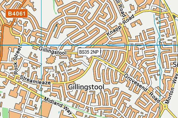 BS35 2NP map - OS VectorMap District (Ordnance Survey)