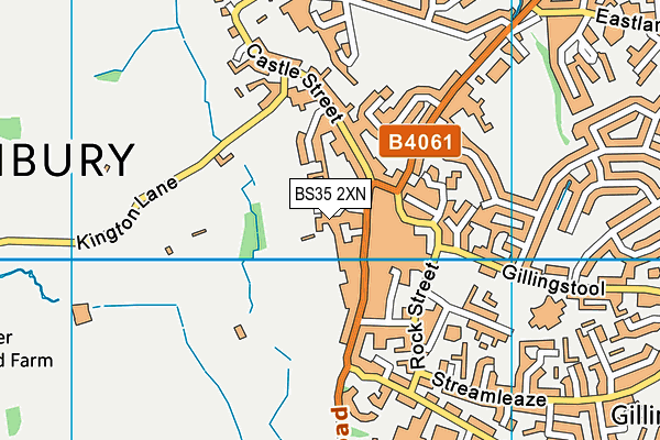 BS35 2XN map - OS VectorMap District (Ordnance Survey)