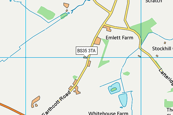 BS35 3TA map - OS VectorMap District (Ordnance Survey)