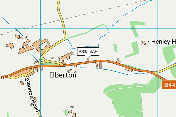 BS35 4AH map - OS VectorMap District (Ordnance Survey)