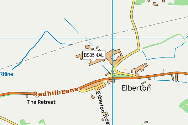 BS35 4AL map - OS VectorMap District (Ordnance Survey)