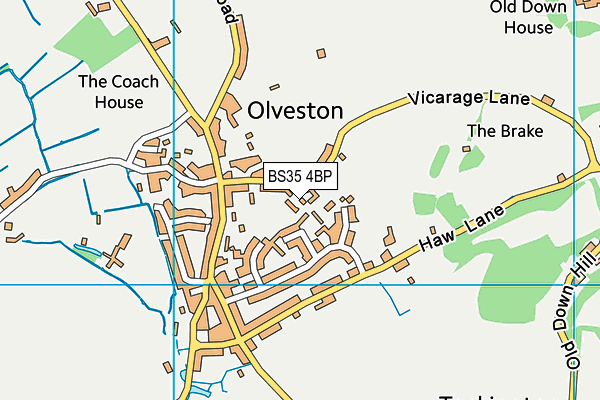 BS35 4BP map - OS VectorMap District (Ordnance Survey)