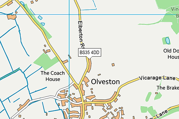 BS35 4DD map - OS VectorMap District (Ordnance Survey)