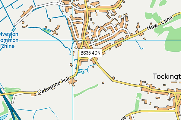 BS35 4DN map - OS VectorMap District (Ordnance Survey)