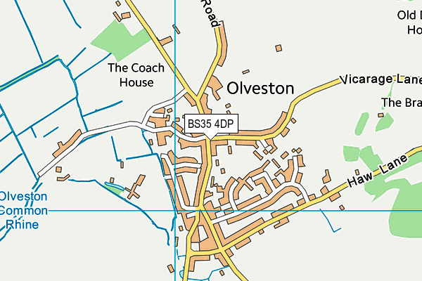 BS35 4DP map - OS VectorMap District (Ordnance Survey)
