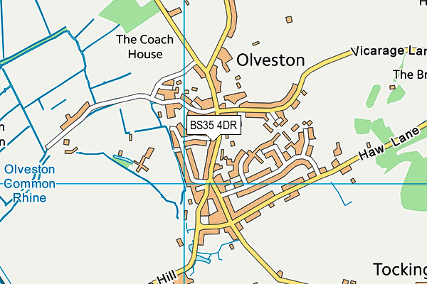 BS35 4DR map - OS VectorMap District (Ordnance Survey)