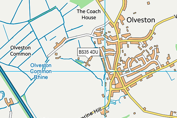 BS35 4DU map - OS VectorMap District (Ordnance Survey)
