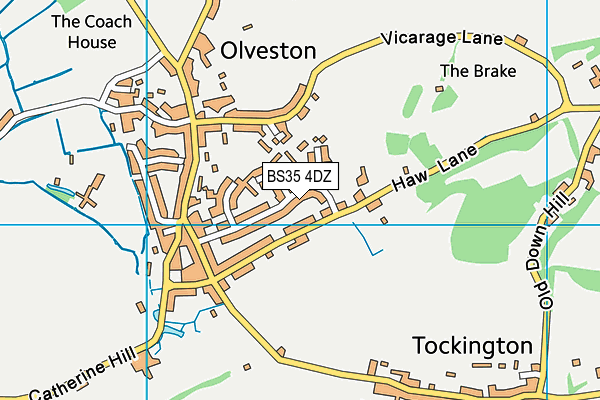 BS35 4DZ map - OS VectorMap District (Ordnance Survey)